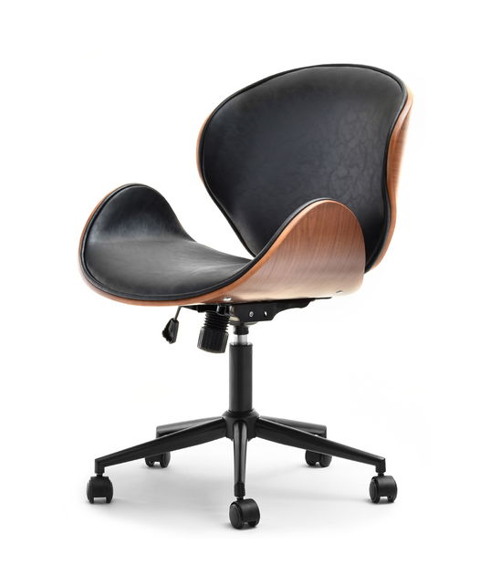 Fotoliu Bloom (nuc negru + crom)