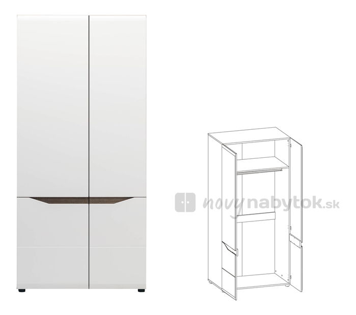 Ormar za garderobu Lynna LI 8 