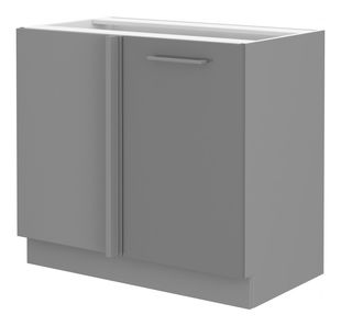 Donji kuhinjski ormarić- Gonir 105 ND 1F BB (siva + siva )