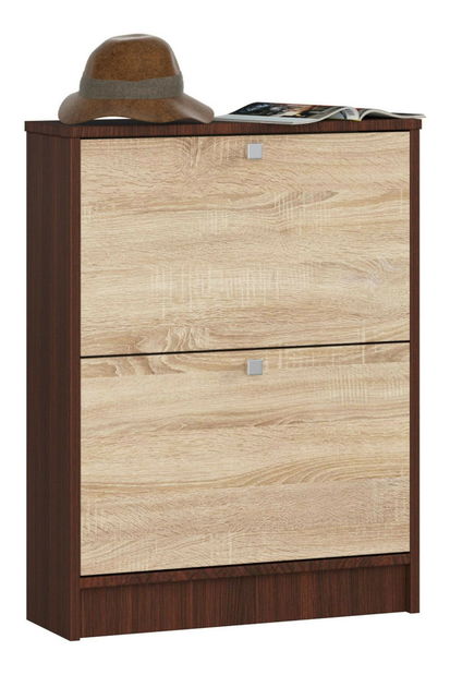 Cipőtároló Simran (wenge + szonoma tölgy)