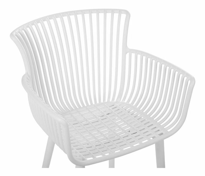 Set 4 ks jedálenských stoličiek Pexeso (biela)