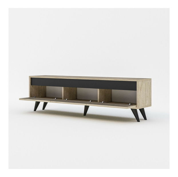 TV stolić/ormarić Central (travertin + antracit)