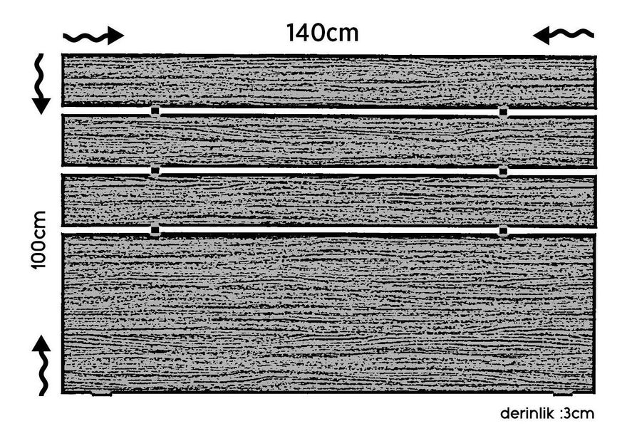 Tăblie pat Frugio 140 (Alb) 