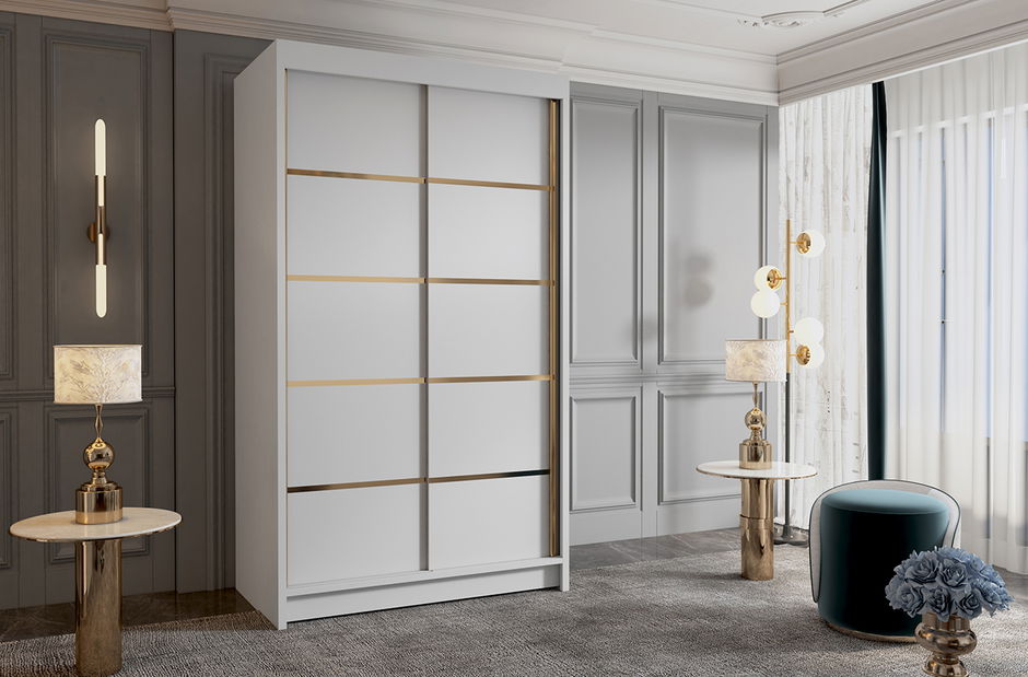 Dulap de haine Vigala 4 (alb)