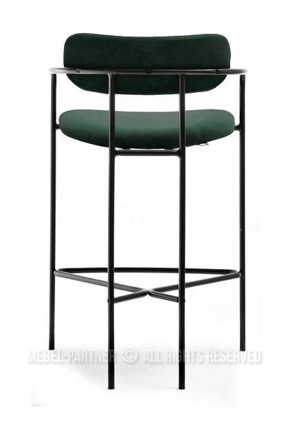 Stolička Viola (zelená + čierna)