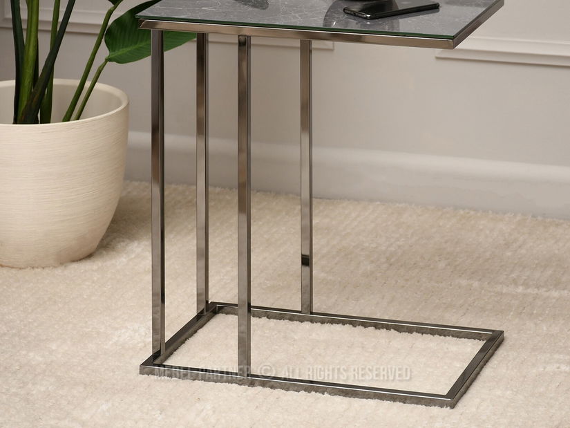 Konferenčný stolík Vasho (sivá + čierna)