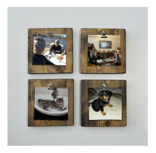 Rame decorative din lemn Analog (nuc)