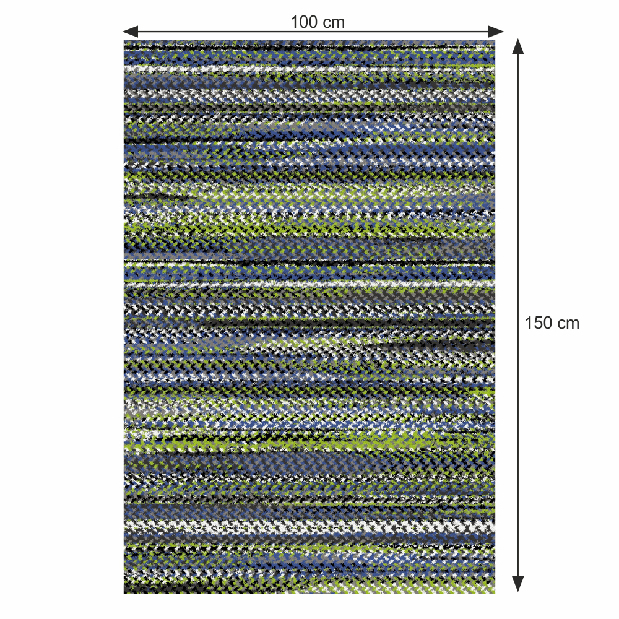 Koberec 100x150 cm Fetyl 3 (viacfarebné)