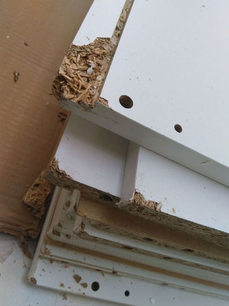 Kombinovaná komoda Claudia 1 3T 2S (biela) *bazár