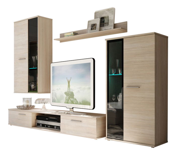 Set za dnevni boravak Saul (hrast sonoma) (bez rasvjete)