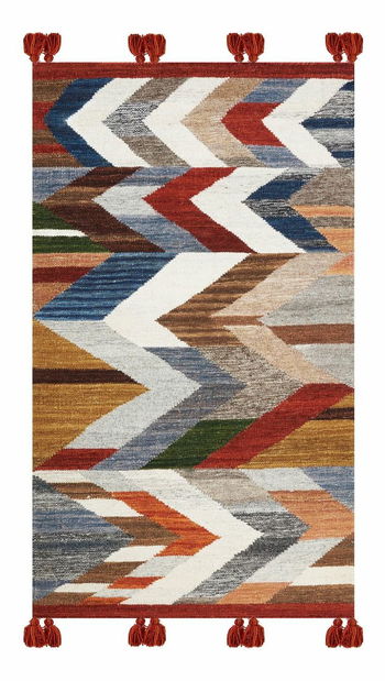 Koberec 80 x 150 cm Kanar (viacfarebná)