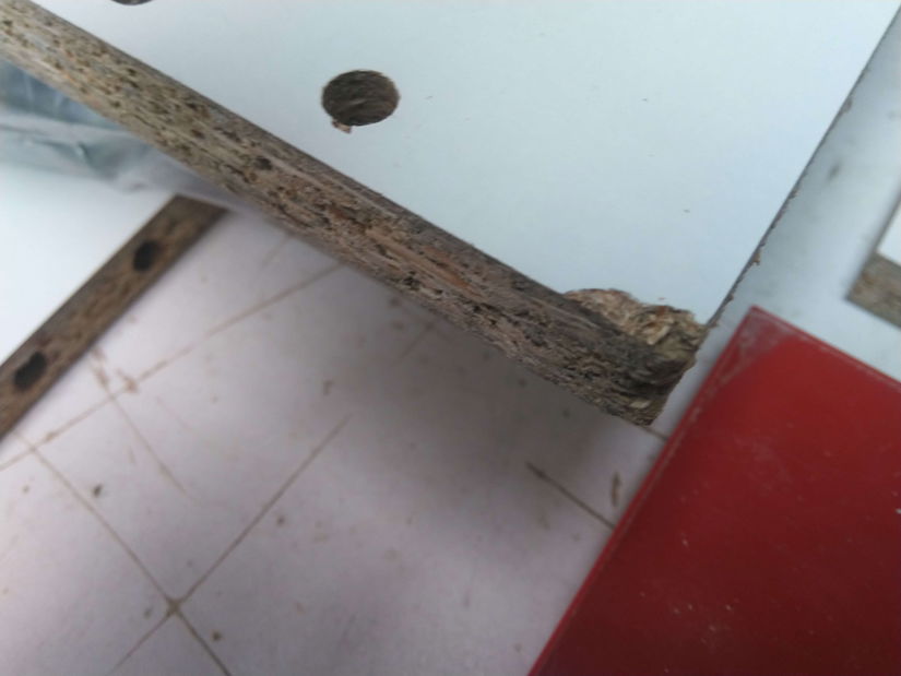 Dolná kuchynská skrinka Ozara SZ40 SZ1 (biela + červený lesk) *bazár