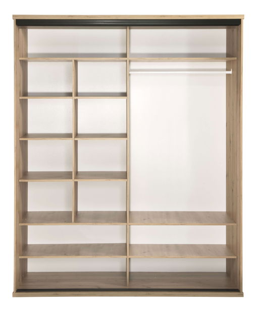 Šatníková skriňa Claudi 14 (dub artisan)