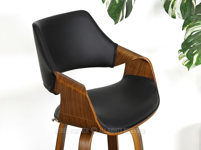 Scaun bar Rolenzono H75 (negru)