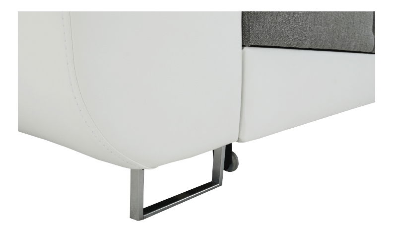 Sarokkanapé Amareto (fehér + szürke) (B)