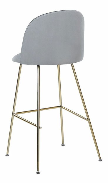 Set 2 ks. barových stoličiek ARCAL (sivá)