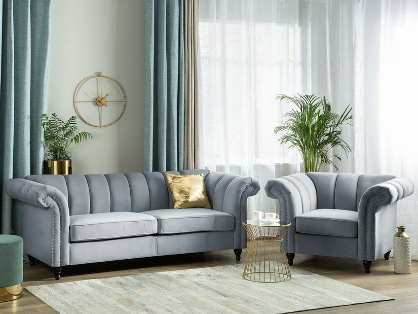 Sedacia súprava Logten (sivá)