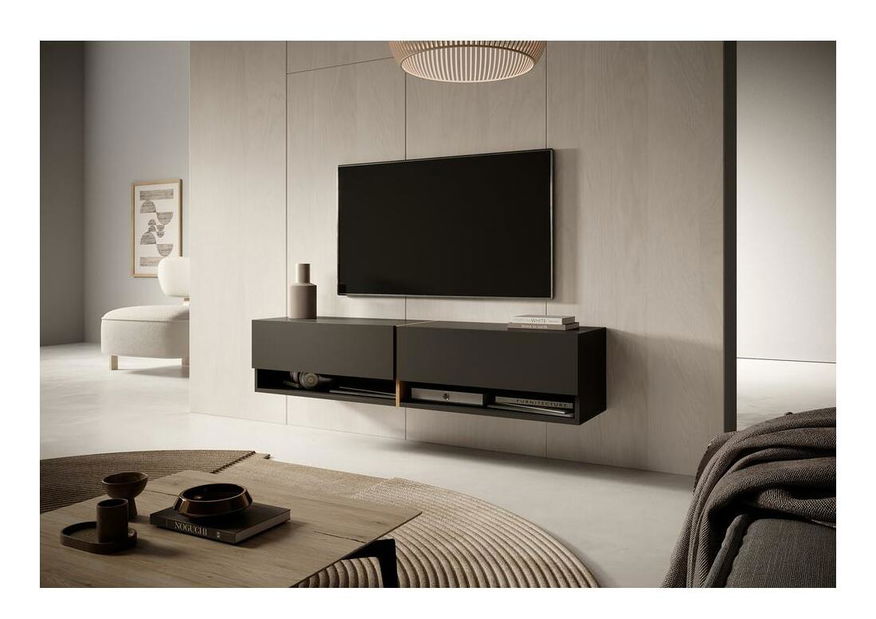 Tv szekrény/asztal Myrtha 140 (grafit)