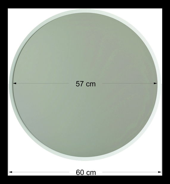 Ogledalo Denise (bijela)