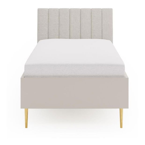 Pat de o persoană 80 cm Bellic B6 (cashmir) (cu somieră)