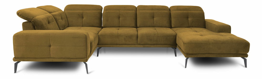 Colțar în formă de U Nicolette (Muștar) (S)