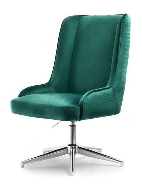 Fotelja Bilibo (zelena + krom)