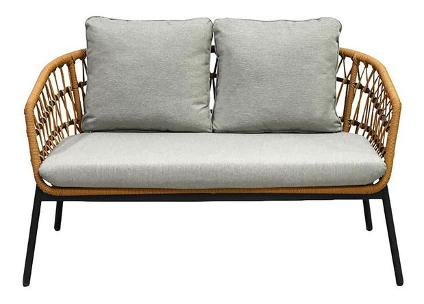 Vrtni set Artefactos (prirodna + svijetlosiva) (za 4 osobe)