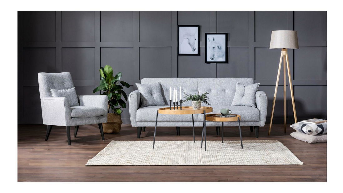 Sedacia súprava Aryanna (sivá)