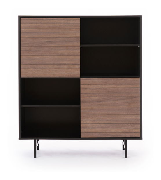 Comodă Presto K2D (Negru mat + captains deck)