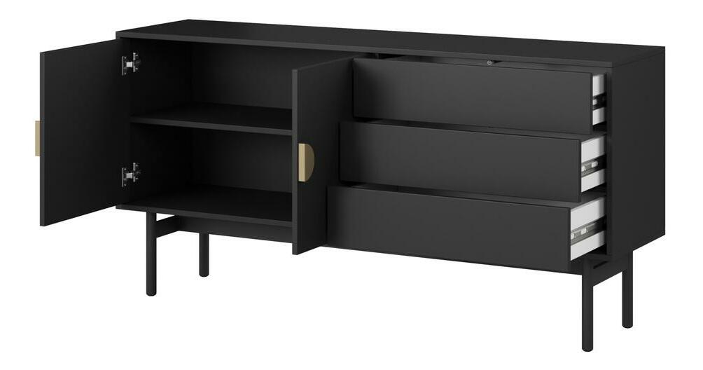 Tv szekrény/asztal Stellia S1 (fekete)