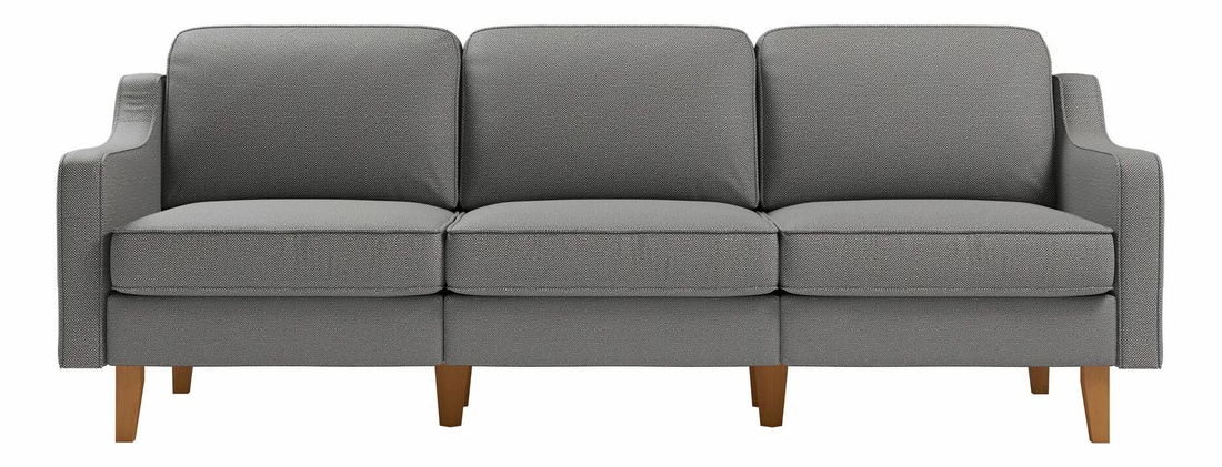 Pohovka trojsedačka Robia E (sivá + orech)