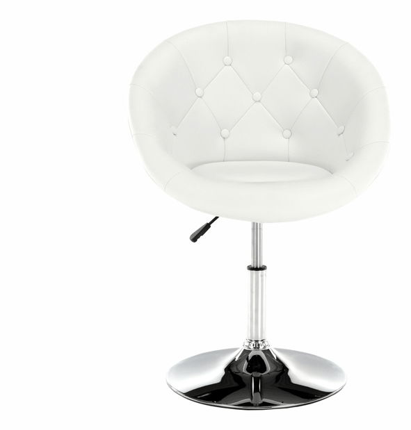 Fotoliu rotativ Gully (alb)