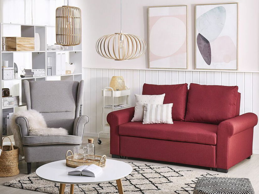 Canapea două locuri SALADA (roșu închis)