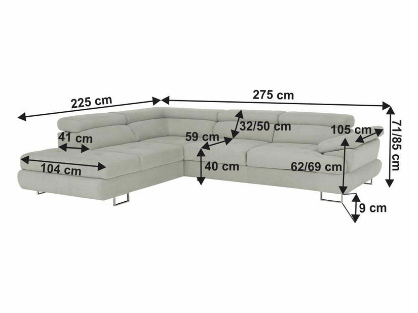 Kutna garnitura Bolton (soro 83) (L) 