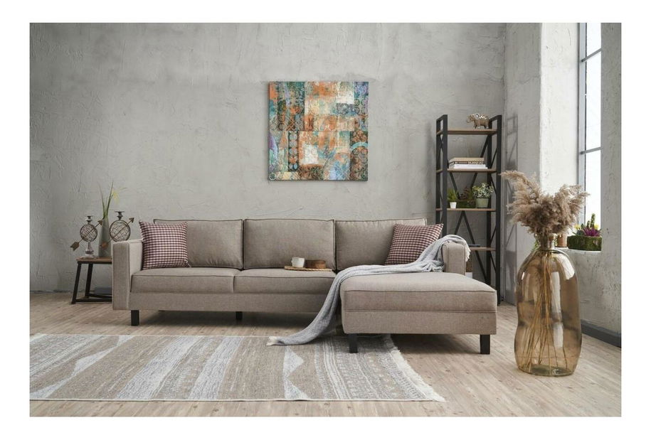 Sarokkanapé Kalen 1 (J) (krém)