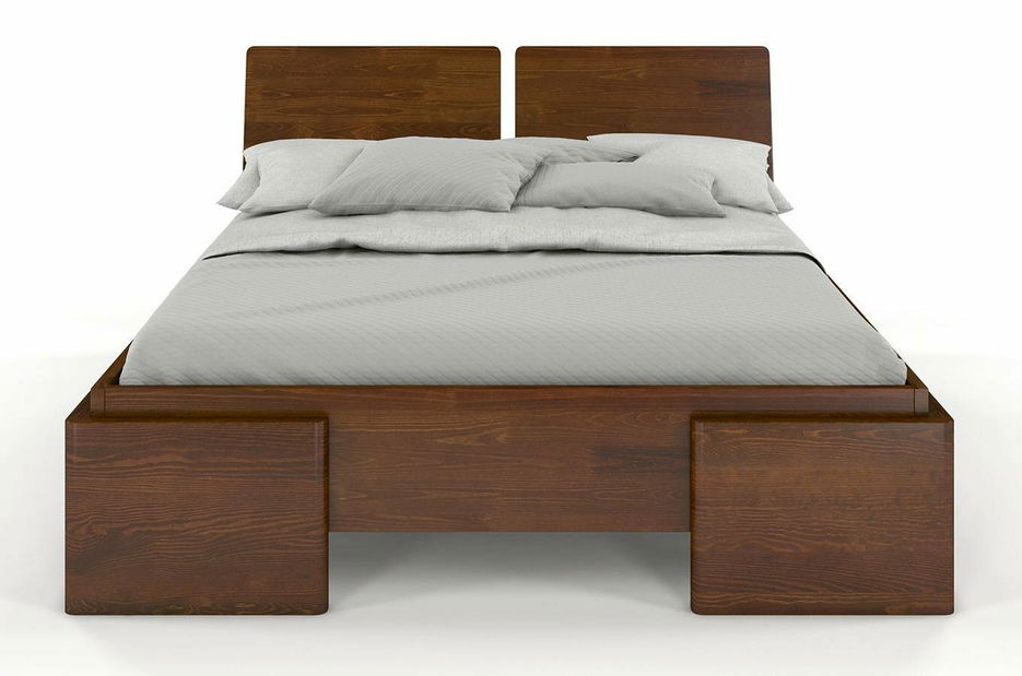 Manželská posteľ 200 cm Naturlig Jordbaer High (borovica)