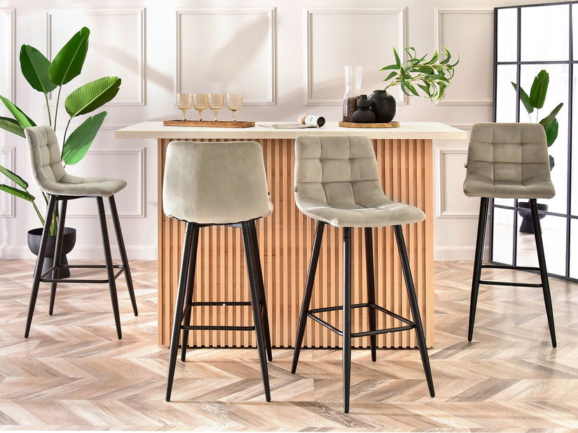 Stolička Nico (béžová + čierna)