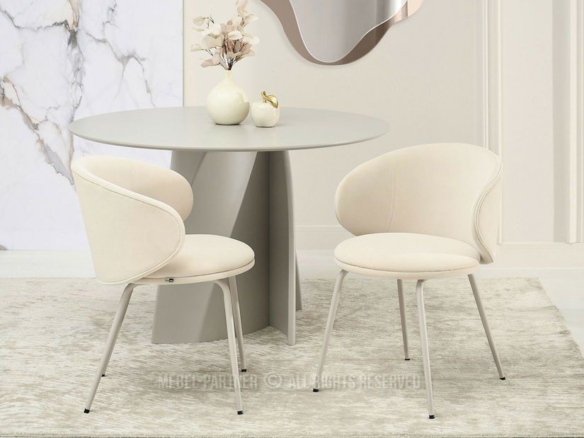 Scaun sufragerie Carbono (crem + gri)