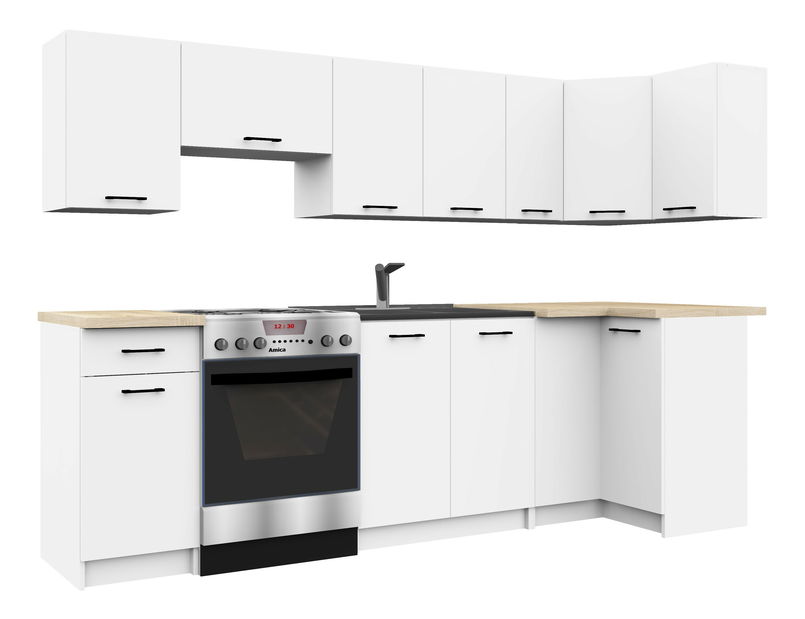 Felső konyhaszekrény Ozara W30 H580 (fehér)