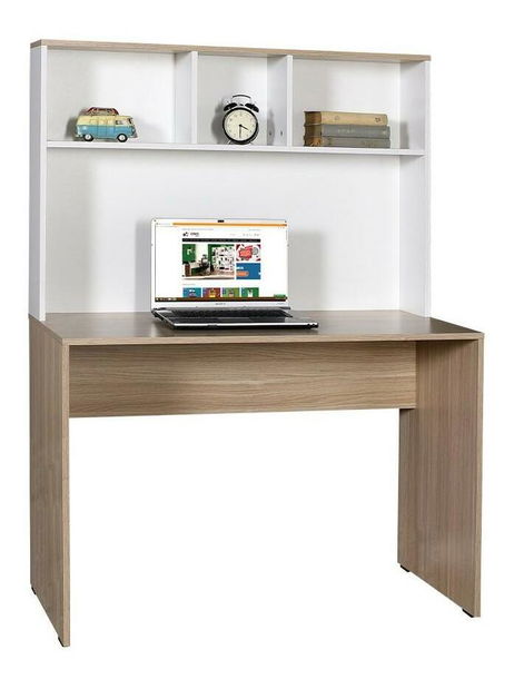 PC stolík Bedipi 2 (dub + biela) 