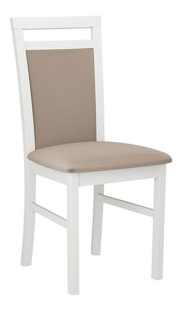 Blagovaonska stolica Figu V (krem + bijela)