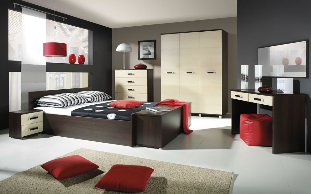 Ormar s policama Manton M1 (hrast catania)