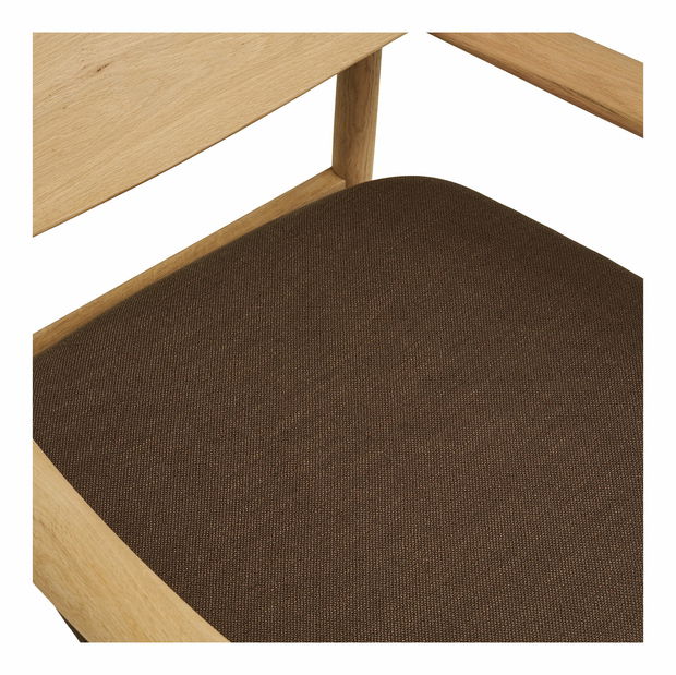 Kreslo Oliveria 1 (prírodná + hnedá)