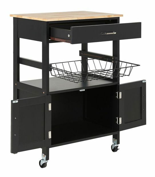 Măsuță servire Lugza (negru)