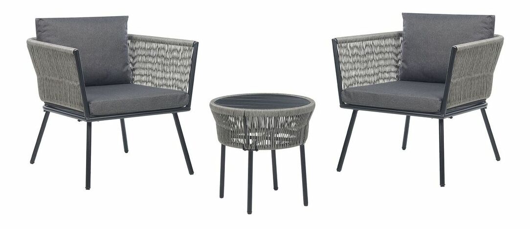 Set mobilier de grădină Gadiel (gri)