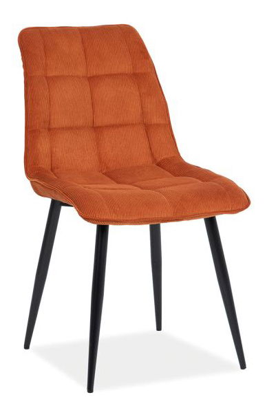 Jedálenská stolička Charlie (škorica + čierna)