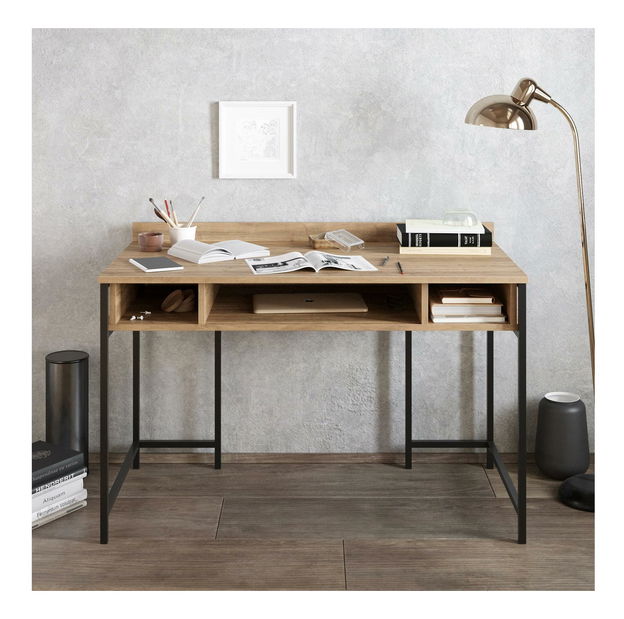 PC stolić Trude (crna + orah)