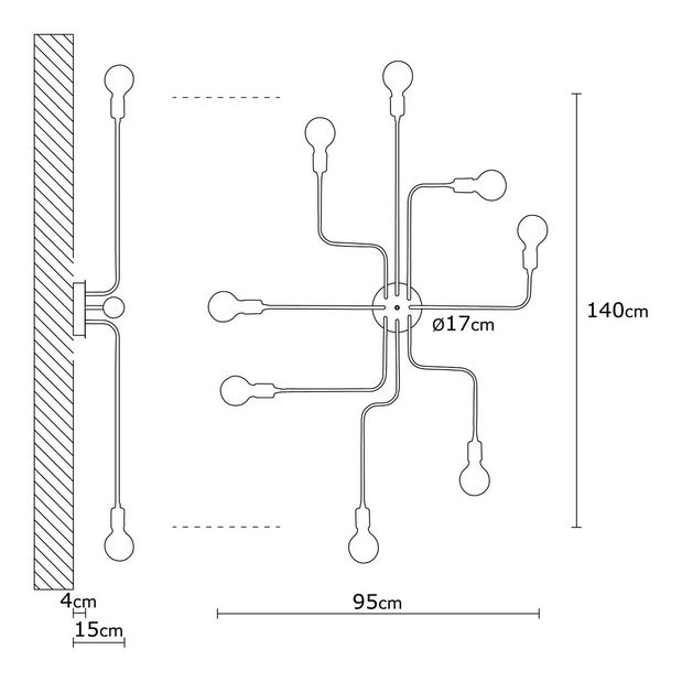 Stropna svjetiljka Thalia 698