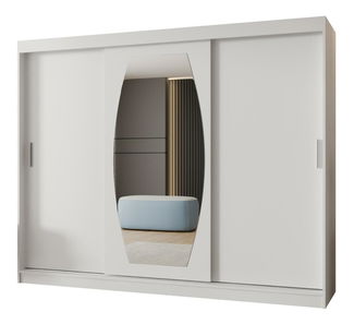 Ormar za garderobu 250 cm Rosaria (bijela)