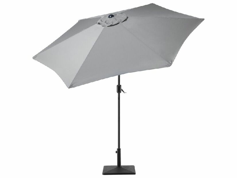 Umbrelă de grădină 270 cm VARENA (metal) (gri închis)